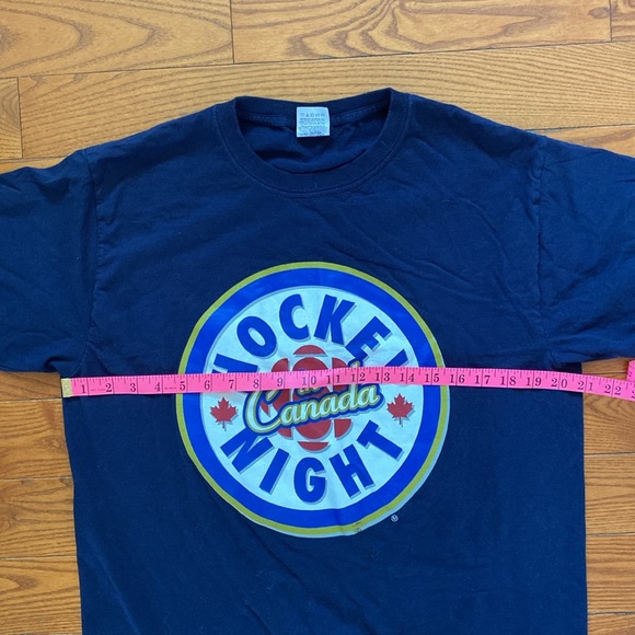 🏒Budweiser Hockey Night in Canada tshirt short sleeve large men’s navy. - Picture 4 of 8